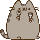 Pusheen Forks emoji