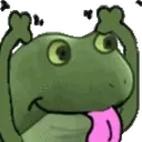 Frogesilly emoji