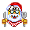 Hungry Santa emoji