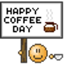 Happy Coffee Day emoji