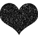Blackglitterheart emoji