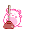 Toilet Plunger Pinkmouse emoji