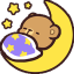 Bear Moon Sleep emoji