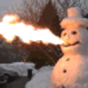 Snowman Fire emoji