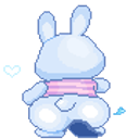 Running Bunny emoji
