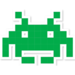 Space Invader Green emoji