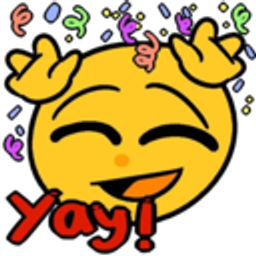 Yay E emoji
