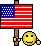 Sign American Flag emoji
