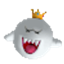 Dancing King Boo emoji