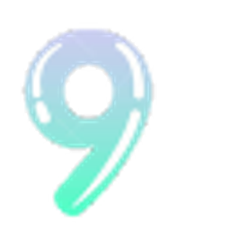 Number9 Smiling Face emoji
