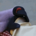 Pingu On Bed Yawning emoji