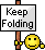 Keep Folding emoji