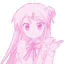 Hi Pink emoji