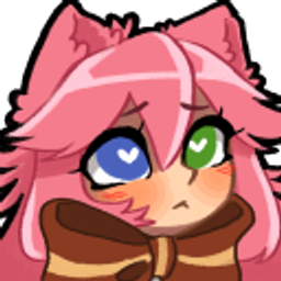 Pink Cat Lovestruck emoji