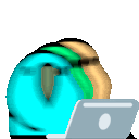 Hyperfastparrot Laptop emoji