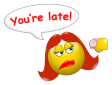 Youre Late emoji