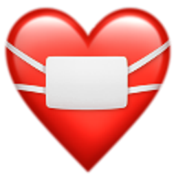 Heart With Mask emoji