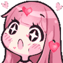 Anime Girl Heart Eyes emoji