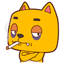 Cat Smoking emoji