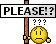Please Sign emoji
