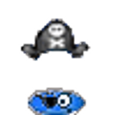 Jumping Pirate emoji