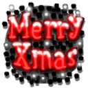 Neon Merry Xmas emoji