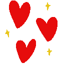 Hearts Red3q emoji