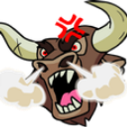 Angry Bull Snort emoji