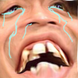 Unhappy emoji