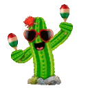 Dancingcactus emoji