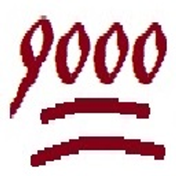 Red 9000 Underlined emoji