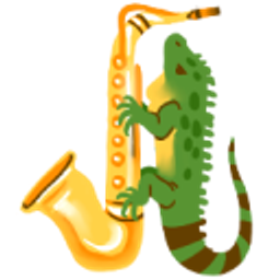 Lizard Sax emoji