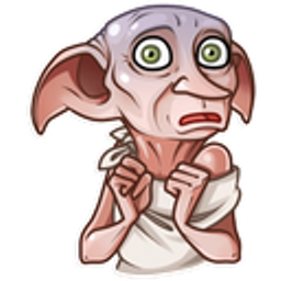 Dobbyspooked emoji