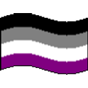 Prideflag Ace Animated emoji
