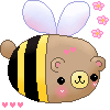 Bear Bee emoji