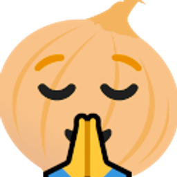 Onion Pray emoji