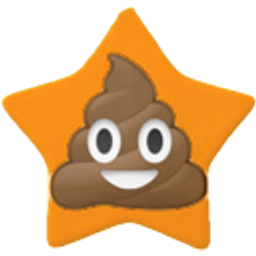 Poopstar emoji