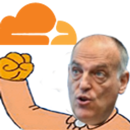 Old Tebas Yells At Cloudflare emoji