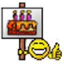 Birthday Cake Sign emoji