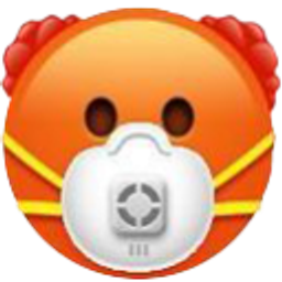 Clown With Respirator Mask emoji