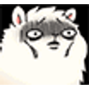 Llamascared emoji