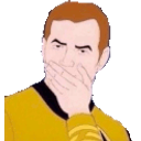 Surprised Kirk emoji