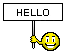 Hello Sign emoji