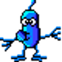 Blue Alien emoji