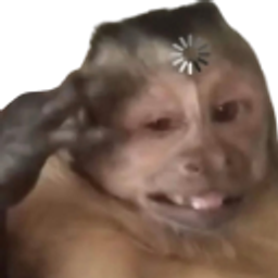 Monkey Think emoji