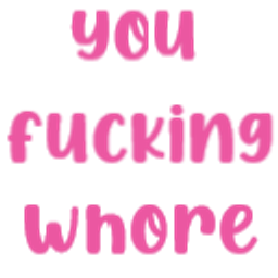 Fking Whore emoji