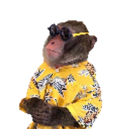 Monkey Yellow Shirt emoji