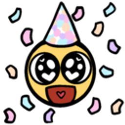 Cutecelebrate emoji