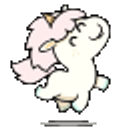 Unicorn Pounce emoji