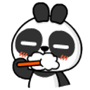 Panda Brushteeth emoji